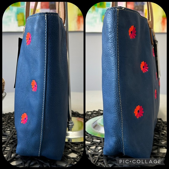 Consuela Pax Leather Floral Easy Tote - Picture 10 of 14